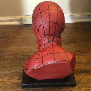 DYNAMIC FORCES SPIDER - MAN LIFE SIZE BUST HEAD BY ALEX ROSS STATUE MARVEL 3