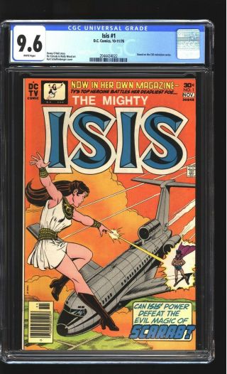 Isis 1 Cgc 9.  6 Nm,  1st Appearance Scarab Kurt Schaffenbergercover Dc 1976