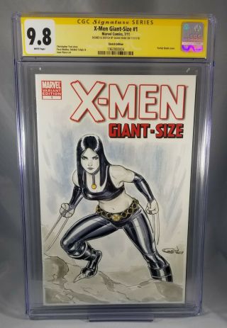 X - Men Giant Size 1 Cgc 9.  8 Blank Sketch X - 23 Wolverine