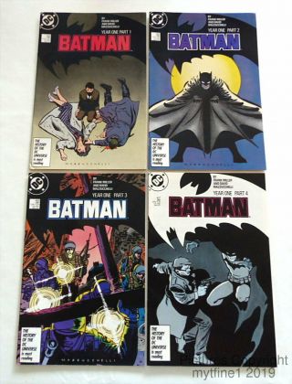 Batman 404,  405,  406 & 407 - Year One - Frank Miller -