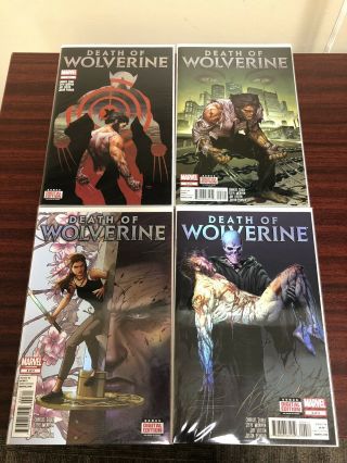 Death Of Wolverine 1 - 4 Nm Steve Mcniven