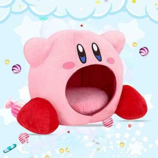 Kawaii Game Kirby Plush Soft Sleep Siesta Toe Box Pillow Cosplay Gifts Toy 2