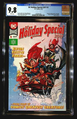 Dc Holiday Special 2017 1 Cgc 9.  8 Kubert,  Francavilla,  Superman,  Batman