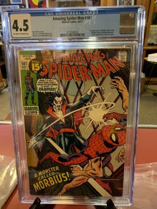 Spiderman 101 First Morbius The Living Vampire Cgc 4.  5 Hot Book