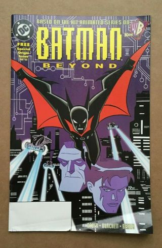 Batman Beyond Promo Special Origin Give - Away Book 1999 No Store Stamp Vg,