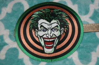 Joker Goon Patch Back Patch Huge Large 1989 Batman Movie Iron On