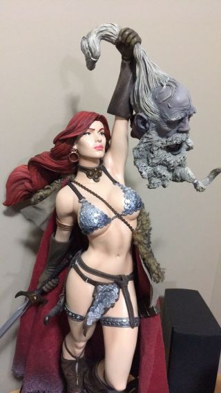 Sideshow Exclusive 1/4 Premium Format Red Sonja The She Devil Statue