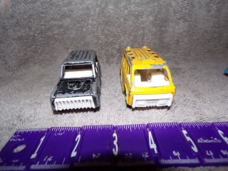 Tootsietoy 1970 BUSY BEE BUS & JUMPING JEEPER & 80 ' S JEEP & BRONCO Vehicles 4
