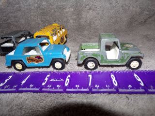 Tootsietoy 1970 BUSY BEE BUS & JUMPING JEEPER & 80 ' S JEEP & BRONCO Vehicles 5