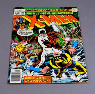 The Uncanny X - Men 109 Marvel Comic Graded 8.  5 Vf, .  1st App Vindicator