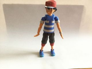 [big Size] Pokemon Figure Ash Ketchum (ash Ketchum Sacha Ketchum) 5748 Poket M