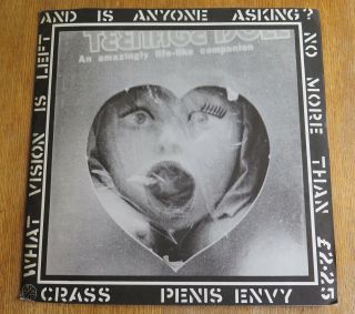 Crass ‎– Penis Envy Lp 1981 Crass Records Fold Out Poster Sleeve - Con