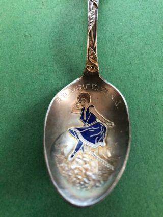 Paye & Baker Sterling Silver Souvenir Spoon Atlantic City Jersey 27 G