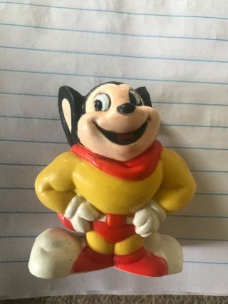 Vintage Mighty Mouse.  Viacom.  Pvc 1988ham Gifts 2 1/2”