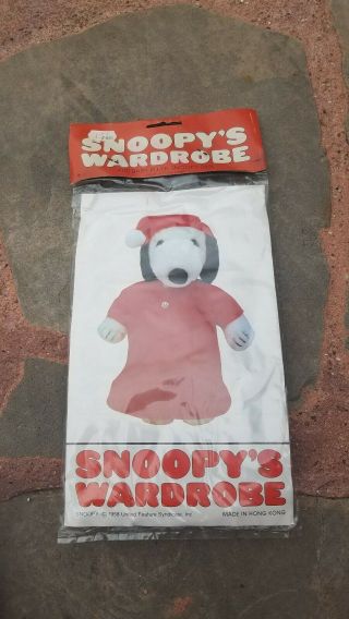 Vintage 1958 Snoopy’s Wardrobe Red Nightgown 0821