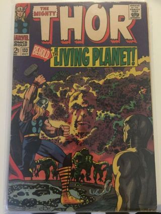 Thor 133 1st Ego The Living Planet Guardians Of The Galaxy Jack Kirby