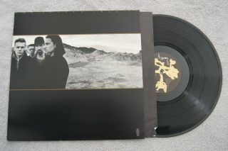 U2 Joshua Tree Pop W/ Poster Rock Record Vinyl Lp Album