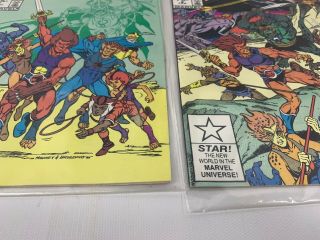 Star Comics Marvel Thundercats Collectors Item First Issue 1 & 2 First Print C4 2