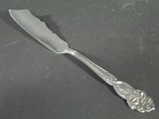 Antique Fessenden Sterling Silver Art Nouveau Narcissus Master Butter Knife Nm