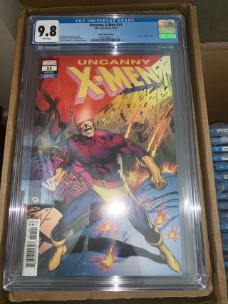 Uncanny X - Men 11 Cgc 9.  8 Alan Davis Variant Wolverine Cyclops