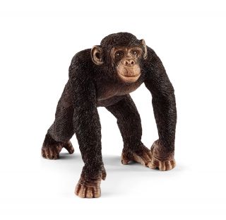 Schleich 14817 Chimpanzee Male Toy Animal Figurine Model 2018 - Nip