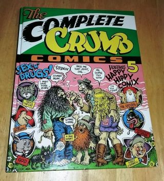 The Complete Crumb Comics (2) Vol 2 & Vol 5 Hardcovers 1st Editions 5