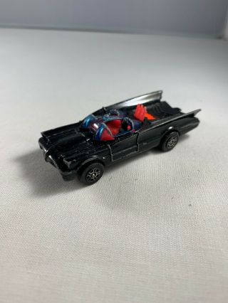 Vintage 1976 Corgi Juniors Dc Comics Batmobile 1:64 Die - Cast Car Toy Uk Racer