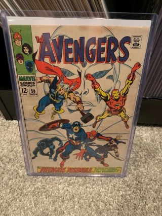 Avengers 58 - Higher Grade - Origin The Vision Captain America Marvel