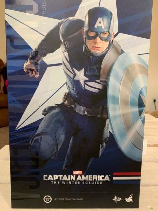 Captain America Winter Soldier Hot Toys Sideshow 6th Scale Figure Extra Head