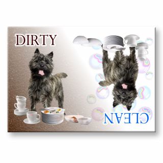 Cairn Terrier Dirty Dishwasher Magnet No 1