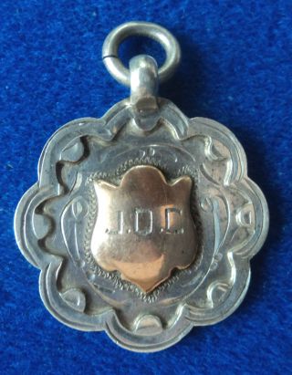 Vintage Silver & Gold Football Medal / Fob 1938 Chester - Newcastle Upon Tyne