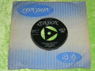 Buddy Greco : With All My Heart / Game Of Love - Orig 1957 Uk 7 " Single Vg 191