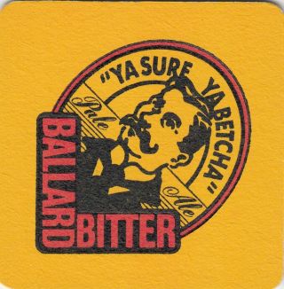 Beer Coasters Wa/or - Ballard Bitter - Jack Russell - Alaskan - Hale 