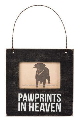 Pawprints In Heaven Mini Frame Primitives By Kathy Picture Magnet Wall Cat Dog