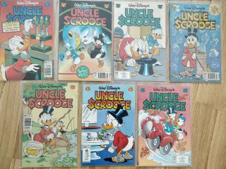 [lot Of 7] Uncle Scrooge 297,  298,  299,  300,  301,  305,  307