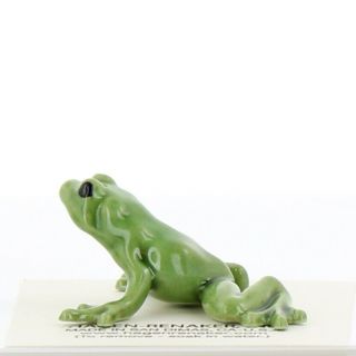 Tree Frog Miniature Ceramic Figurine Made In The Usa By Hagen - Renaker
