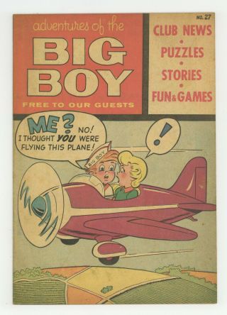 Adventures Of The Big Boy 27 1958 Fn - 5.  5