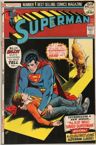Superman No.  253 June 1972 8.  0 Vf Dc