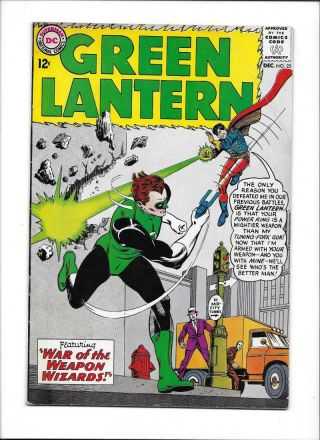 Green Lantern 25 [1963 Gd - Vg] " War Of The Weapon Wizards "