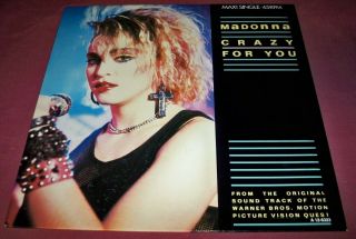 Madonna Crazy For You / Sammy Hagar / Journey - Geffen Gefa 12.  6323,  1985 - - Ex,