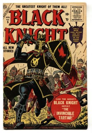 Black Knight 5 1956 - Atlas Comics - Joe Maneely - Vg,