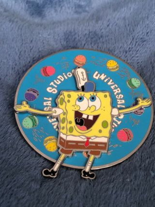 Universal Studios Spongebob Squarepants Spin The Wheel Le - 500 Trading Pin (376)