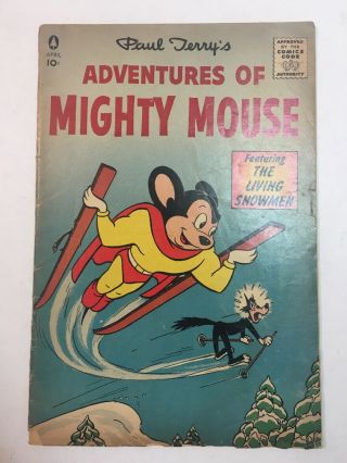 Adventures Of Mighty Mouse 1956 Series Pines Comics 129 Silver Age