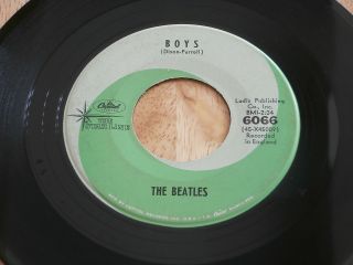 Beatles Boys Kansas City Star Line Capitol 6066 Rare Pop 45