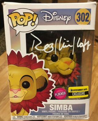 Funko Pop Disney Lion King Simba Signed/autographed Rob Minkoff