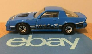 Matchbox - Blue Chevrolet Camaro Iroc - Z 28 - 1:63 - Macau - 1985 - Vintage