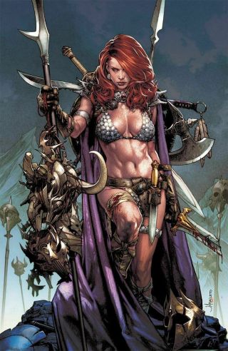 Red Sonja Birth Of The She - Devil 1 Jay Anacleto Virgin Variant Nm Conan Dynamite