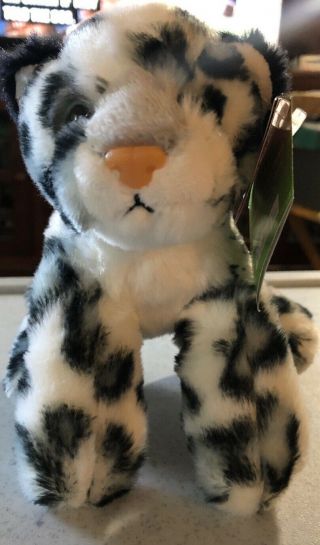 Baby Snow Leopard Wwf Plush Toy 15 " Nose To Tail Cute