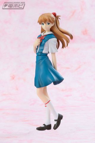 Evangelion Premium Figure Asuka Langley School Uniform Version
