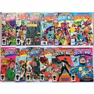 Marvel Heroes: Secret Wars 1 - 12 8 Comic Complete 1984 Full Series